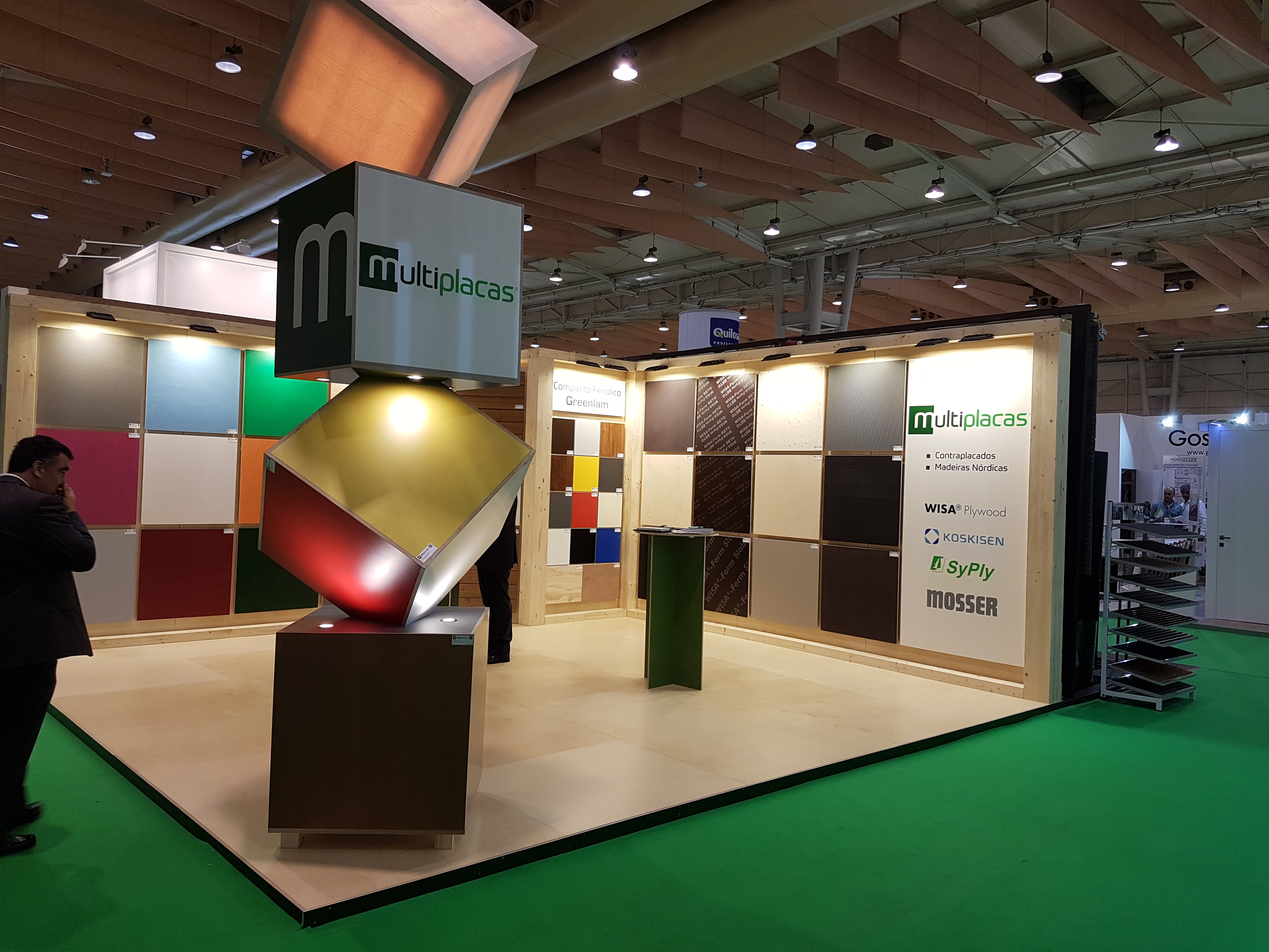 SyPly plywood at Tektonica Trade Fair 2017, Lisbon, Portugal.